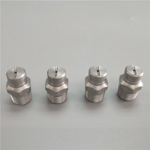 Nagynyomású mosó lapos ventilátor fúvóka víz fúvóka rozsdamentes acél permetezőgép